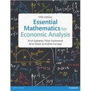 Essential Mathematics for Economic Analysis 9781292074610