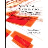Numerical Mathematics and Computing, 6th Edition 9781133384618
