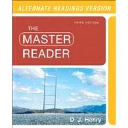 The Master Reader, Alternate Edition with NEW MyReadingLab with eText -- Access Card Package 9780321894625