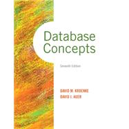 Database Concepts 9780133544626