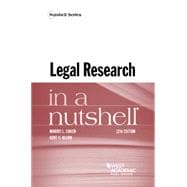 Legal Research in a Nutshell 9781634604628
