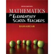 Mathematics for Elementary School Teachers 9780840054630