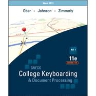 Gregg College Keyboarding & Document Processing, 11e (GDP11) with Microsoft® Word 2013 Manual Kit 1 for Lessons 1-60 9780077824631