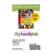 MyFamilyLab with Pearson eText -- Standalone Access Card -- for Marriages and Families 9780205704644