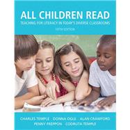 All Children Read Teaching for Literacy in Today's Diverse Classrooms 9780134894652