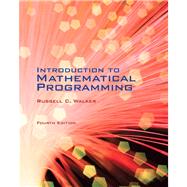 Introduction to Mathematical Programming 9781256944683