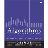 Algorithms, Fourth Edition (Deluxe) Book and 24-Part Lecture Series 9780134384689