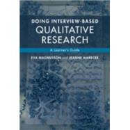 Doing Interview-based Qualitative Research