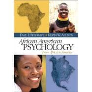 African American Psychology : From Africa to America
