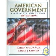 American Government: Continuity and Change 9780321194725