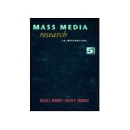 Mass Media Research An Introduction 9780534244743