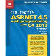 Murach's Asp.net 4.5 Web Programming With C# 2012 9781890774752