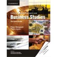 Cambridge International As and a Level Business Studies Revision Guide 9781107604773