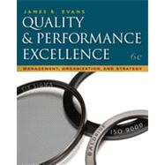 Quality & Performance Excellence, 6th Edition 9781133464778