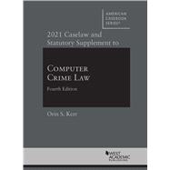 2021 Caselaw and Statutory Supplement to Computer Crime Law, 4th 9781647084783