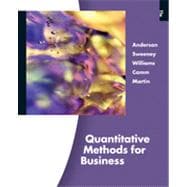 Quantitative Methods for Business, 11th Edition 9781133464785