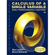 Calculus of a Single Variable Early Transcendental Functions 9781285774794
