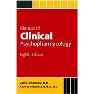 Manual of Clinical Psychopharmacology 9781585624812
