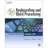 Keyboarding & Word Processing, Lessons 1-60 (with CD-ROM) 9780538724821