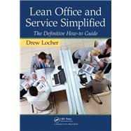 Lean Office and Service Simplified 9781138434837