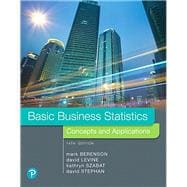 BASIC BUSINESS STATISTICS 9780134684840