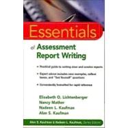 Essentials of Assessment Report Writing 9780471394877