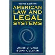 American Law and the Legal System