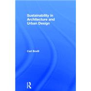 Sustainability in Architecture and Urban Design 9780415724920