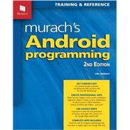 Murach's Android Programming 9781890774936