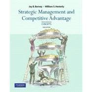 Concepts, Strategic Management and Competitive Advantage 9780136094944