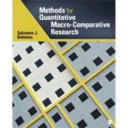 Methods for Quantitative Macro-comparative Research 9781412974950
