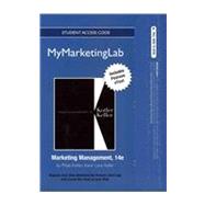 NEW MyMarketingLab with Pearson eText -- Access Card -- for Marketing Management 9780131394957