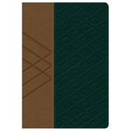 RVR 1960 Biblia Letra Grande Tamaño Manual, habano/verde oscuro símil piel 9781433644986