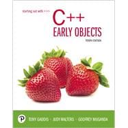 Starting Out with C++ Early Objects 9780135235003