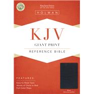 KJV Giant Print Reference Bible, Black Genuine Leather 9781433645020