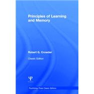 Principles of Learning and Memory: Classic Edition 9781848725027