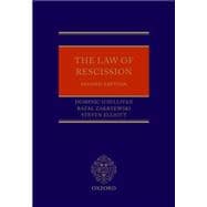 The Law of Rescission 9780199665051