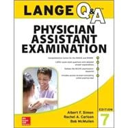 LANGE Q&A Physician Assistant Examination, Seventh Edition 9780071845052