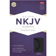 NKJV Ultrathin Reference Bible, Charcoal LeatherTouch 9781433615078