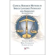 Clinical Research Methods in Speech-language Pathology and Audiology 9781597565080