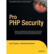 Pro PHP Security