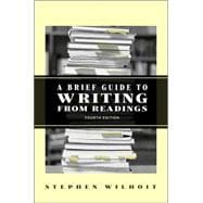 Brief Guide to Writing from Readings, A 9780321435088