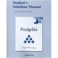 Student Solutions Manual for Prealgebra 9780321635099