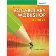 Vocabulary Workshop Achieve Level E Grade 10 9781421785103
