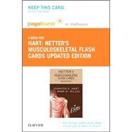 Netter's Musculoskeletal Flash Cards - Pageburst E-book on Vitalsource Retail Access Card 9780323375115