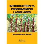Introduction to Programming Languages 9781466565142