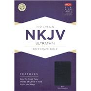 NKJV UltraThin Reference Bible, Black Genuine Leather 9781433645143