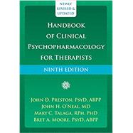 Handbook of Clinical Psychopharmacology for Therapists 9781684035151