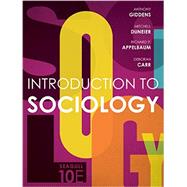 Introduction to Sociology Seagull Edition 9780393265163