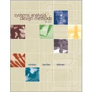 Systems Analysis and Design Methods 9780071215213